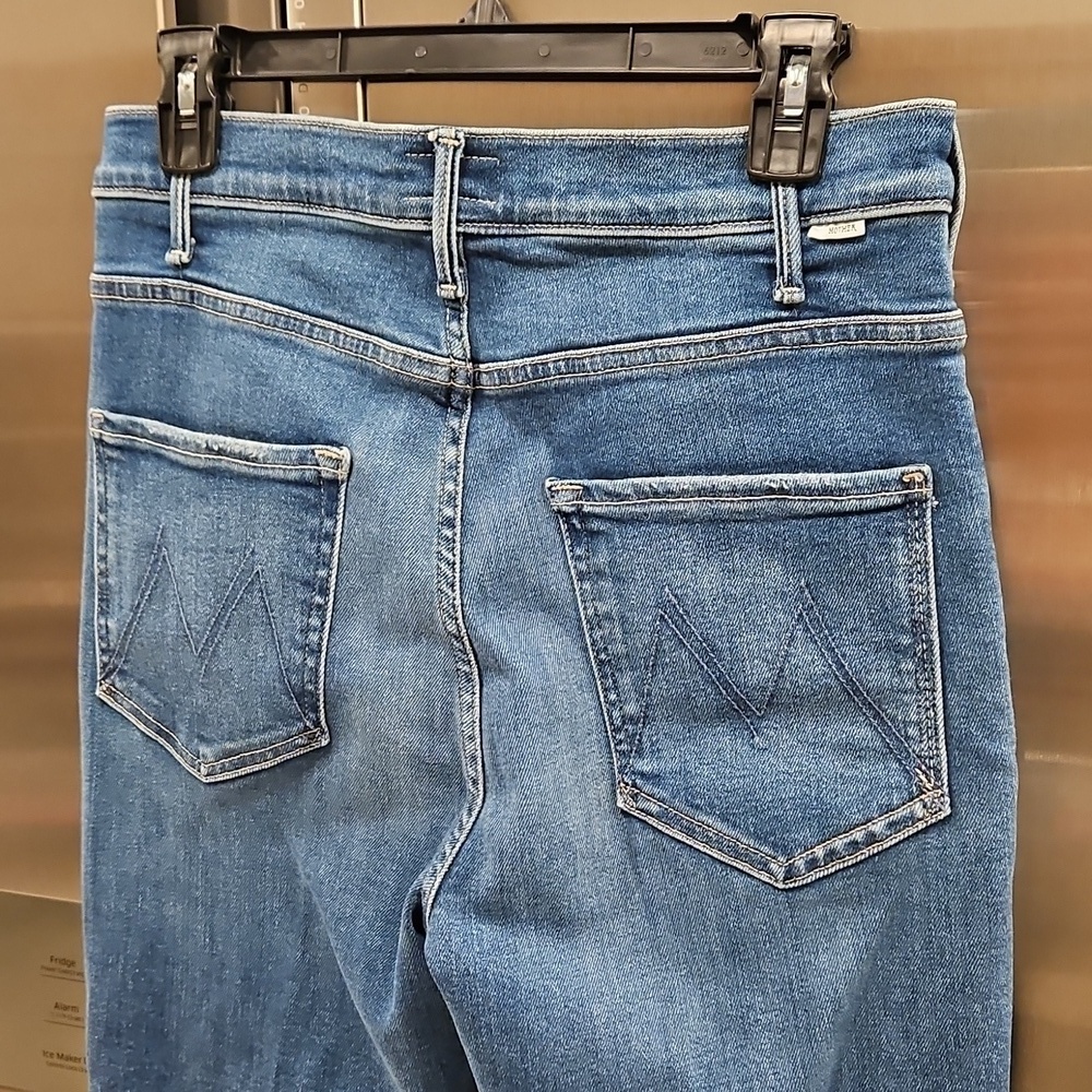 💕MOTHER💕 The Hustler Ankle Fray Jeans ~ Grasping At Straws 31 NWOT - Picture 15 of 16